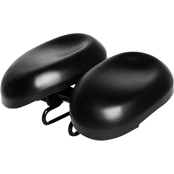 Регулируема седалка за планински велосипед, черна, ергономичен дизайн, водоустойчива