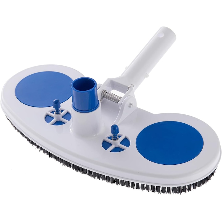 Накрайник за почистване на басейн, 33x23 см, издръжлив дизайн, бял