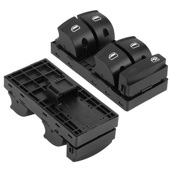 Elektromos ablakemelő kapcsoló Audi A4 A6 Q7 modellekhez, 2 darab, 4F0959851A, tartós műanyag, könnyen telepíthető