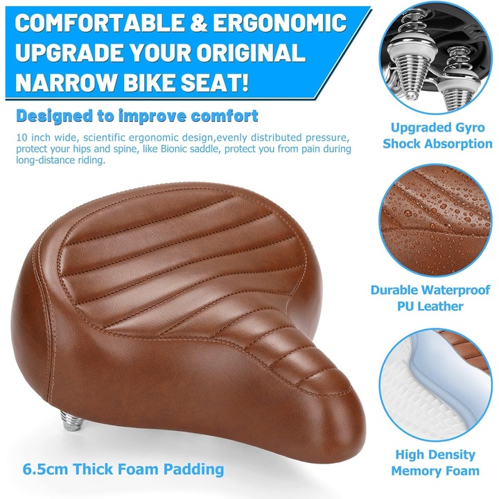 Велосипеден сапун, удобен, с окачване, 27x24x15см, водоустойчива PU кожа, за градски и планински велосипеди