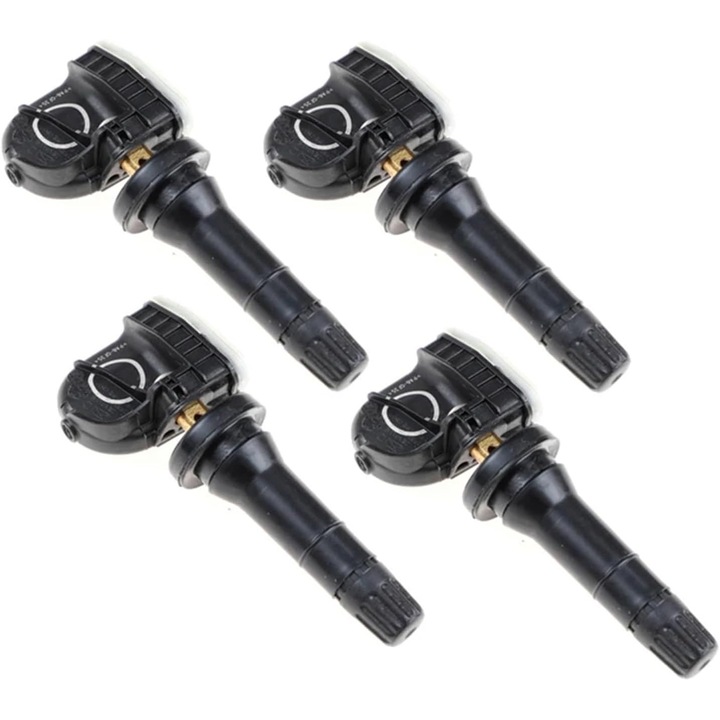 Compatibil cu senzorul de presiune in anvelope TPMS F2GT-1A180-AB, compatibil cu Explorer Edge F-150 Flex Mustang, compatibil cu Ecosport Lincoln Continental MKX MKS Mark LT (4 buc)
