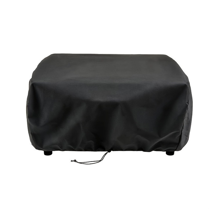 Husa protectoare pentru gratar, dimensiuni 57x48x23cm, impermeabila, rezistenta la praf, neagra