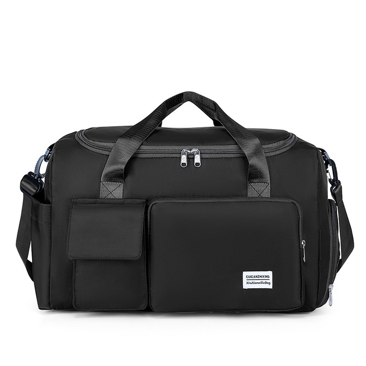 Utazótáska, cipőtartó rekesszel, vízálló, könnyű, férfiaknak és nőknek, nagy méretű.