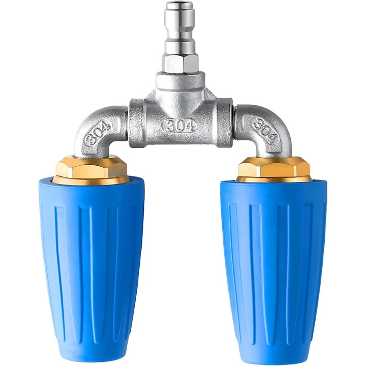 Duza Turbo Rotativa, Accesorii pentru Aparat de Spalat cu Presiune, 4000 PSI, Conexiune Rapida 1/4, Materiale Durabile