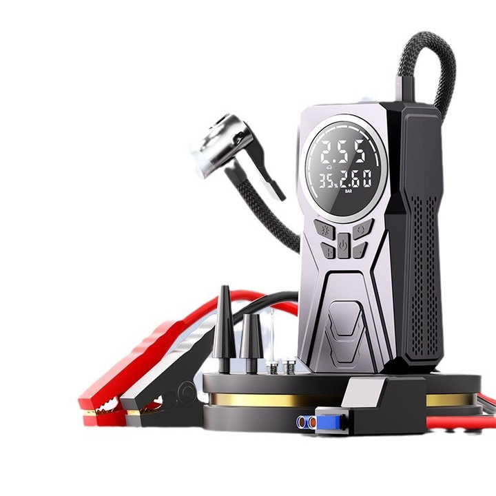 Redresor auto cu compresor de aer, 3000A, 150PSI, multifunctional, 17x5.5x8.5cm, set complet