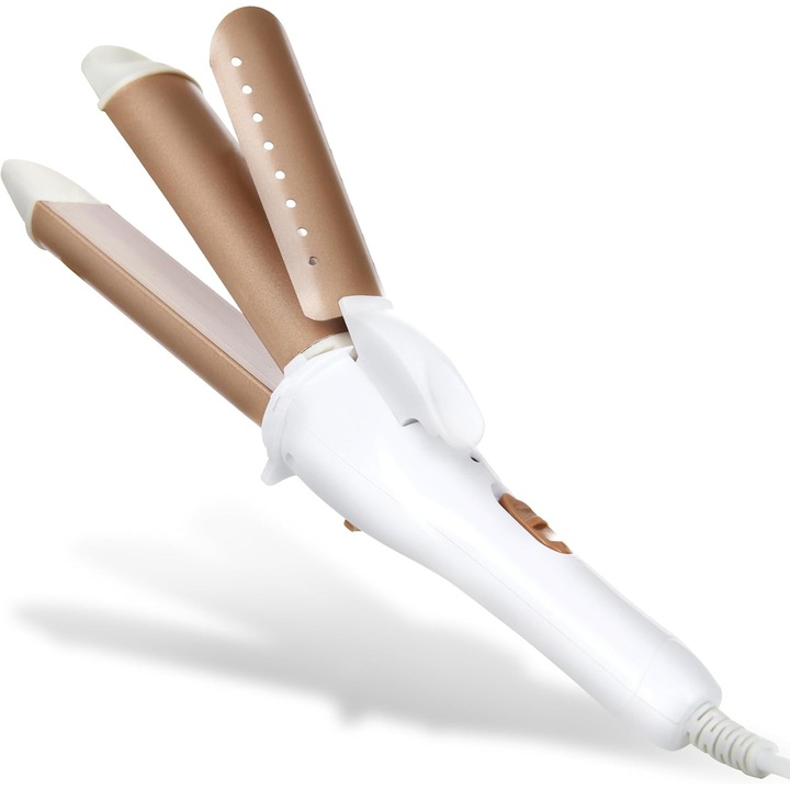 Placa de indreptat si ondulat parul 2-in-1, 30mm, 160-200C, 36,5x3,2x5cm