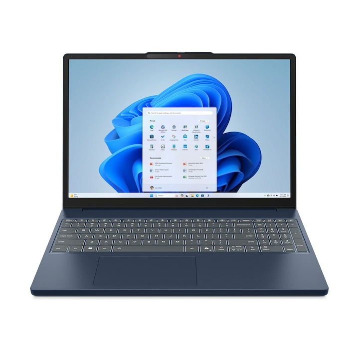 Lenovo IdeaPad Slim 3 15IRH10 Intel® Core™ i5 i5-13420H Laptop 38.9 cm (15.3 ) WUXGA 16 GB DDR5-SDRAM 512 GB SSD Wi-Fi 6 (802.11ax) NoOS Blue