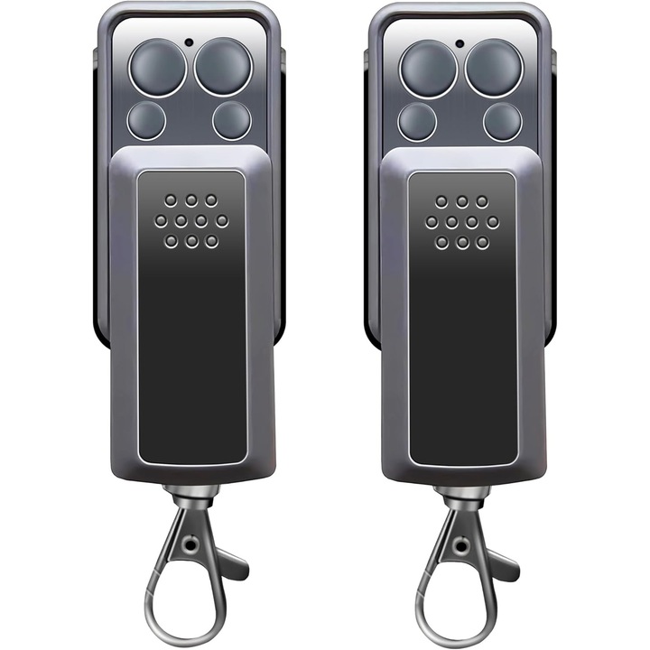 Telecomanda pentru motorizatie poarta si usa garaj 433MHz, set 2 bucati, 50m, compacta