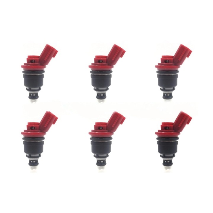 6 darabos üzemanyag befecskendező készlet 1660096E01, 16600-96E01, többszínű, autóalkatrészekhez