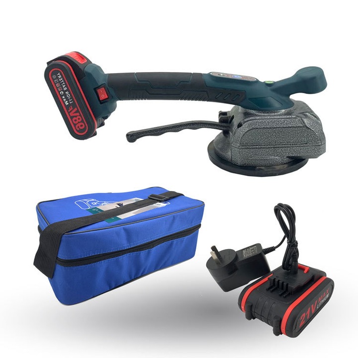 Slefuitoare electrica pentru caramizi cu ventuza, 5 viteze reglabile, capacitate de absorbtie 100 kg, 128x128mm