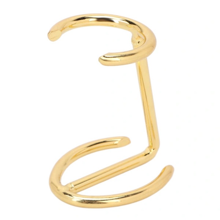 Suport pentru perie de ras, aliaj auriu, standard, compact, rezistent