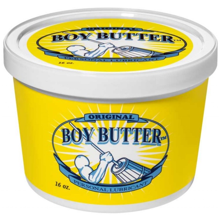 BOY BUTTER Оригинален лубрикантен крем 480 мл, силиконово-растителна основа, без латекс