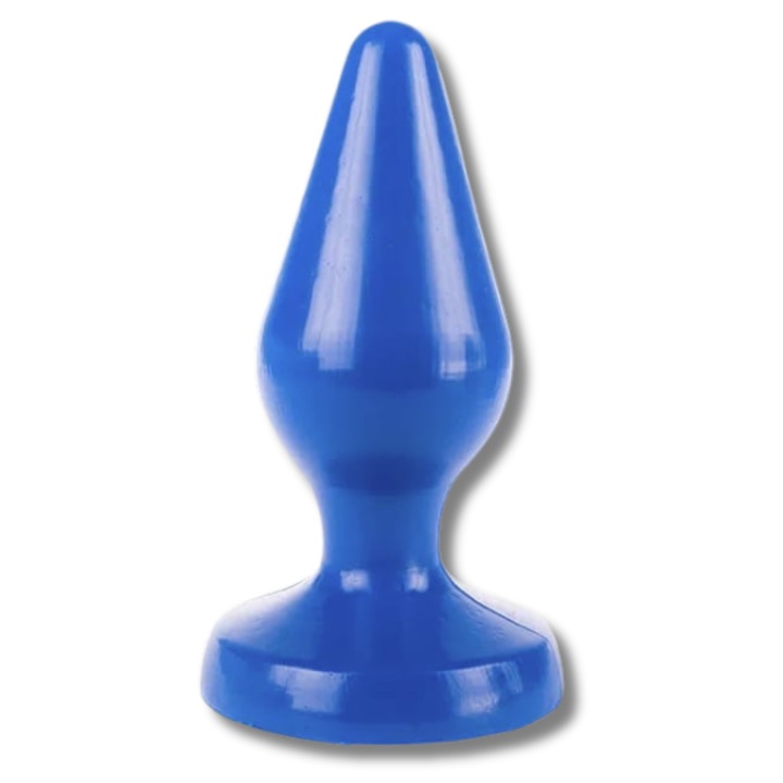 Анална тапа Classic, 15x6.8 см, Изработен от меко PVC, Син