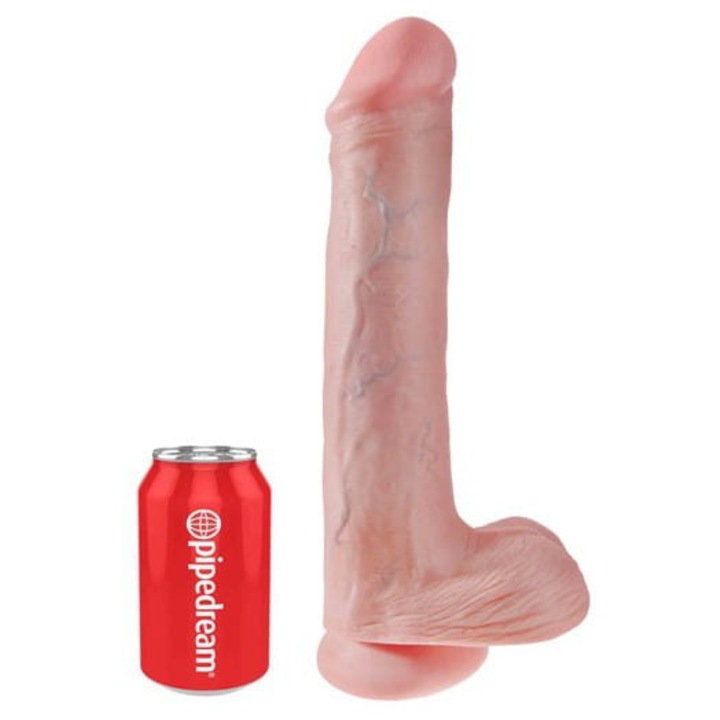 Дилдо King Cock, XL, 30x7 см, PVC, Реалистичен, Мек
