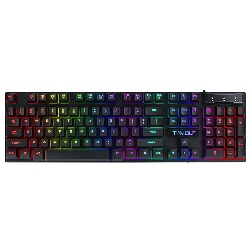 H♡ Tastatura gaming X-PART, iluminata, silentioasa, USB - eMAG.ro