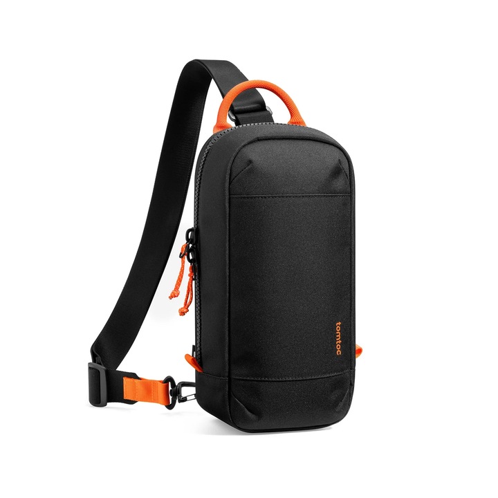 Husă de transport pentru Nintendo Switch 2, TomToc, cu compartimente pentru accesorii, negru, 31.3x15x9.3cm