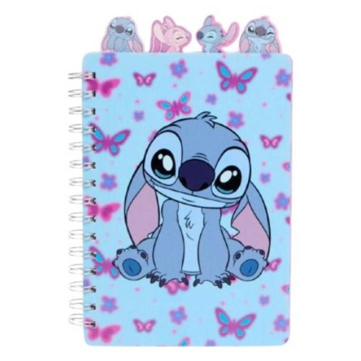 Тетрадка А5, спирала, 100 страници, Stitch