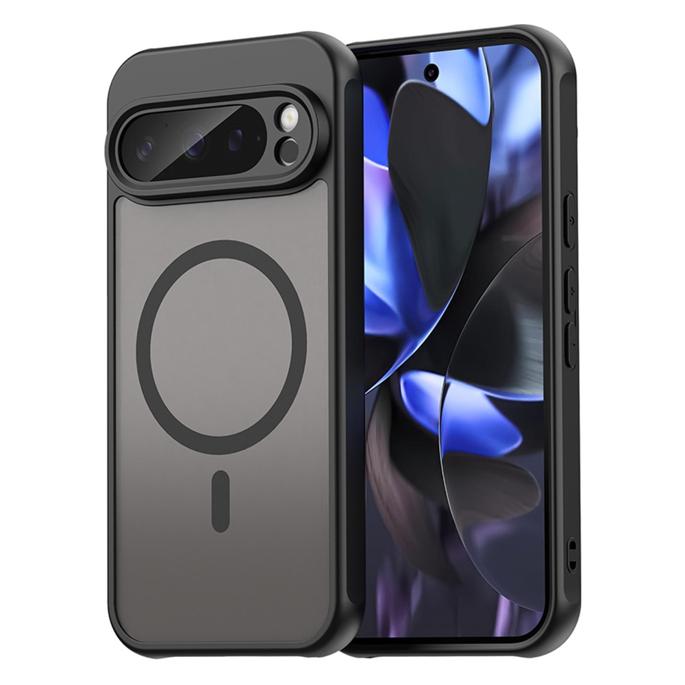Husă pentru telefon, HaloFrost II, Black, compatibilă MagSafe, protecție avansată, Google Pixel 9 Pro