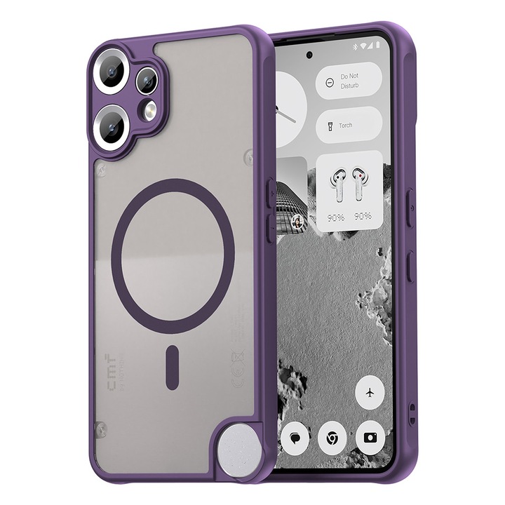 Калъф fixGuard HaloFrost II MagSafe за Nothing CMF Phone 2 Pro - Purple