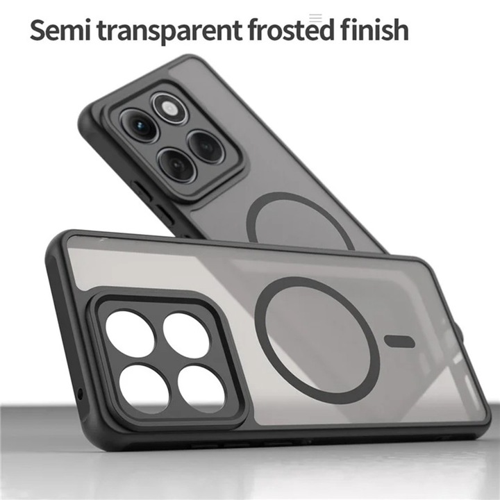 Husa pentru Motorola Edge 60 Pro - Techsuit HaloFrost II MagSafe - Black