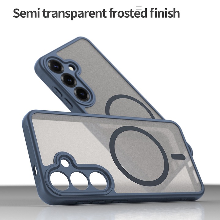 Husa pentru Samsung Galaxy S24 - Techsuit HaloFrost II MagSafe - Navy Blue