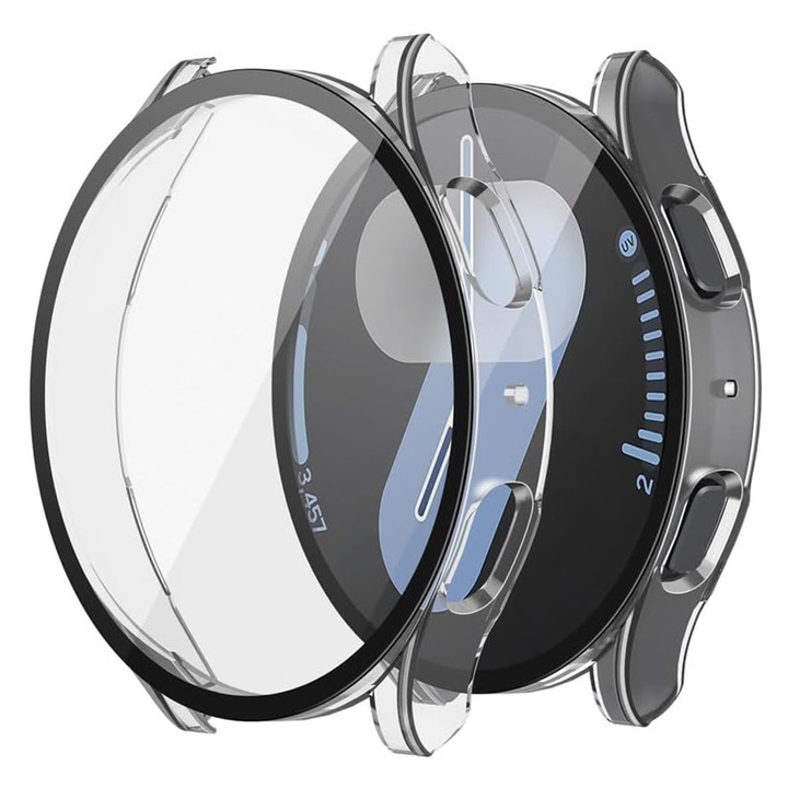 Samsung Galaxy Watch7 (44mm) tok + fólia - Techsuit Defense360 Pro - átlátszó