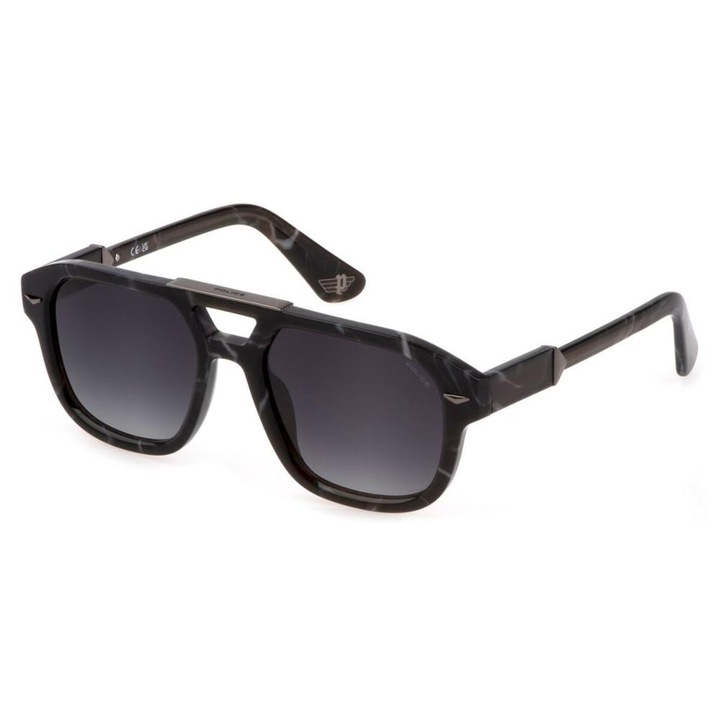Ochelari de Soare Unisex Police MONUMENT 1 SPLL19, UV400, Rama Acetat, Stil Modern
