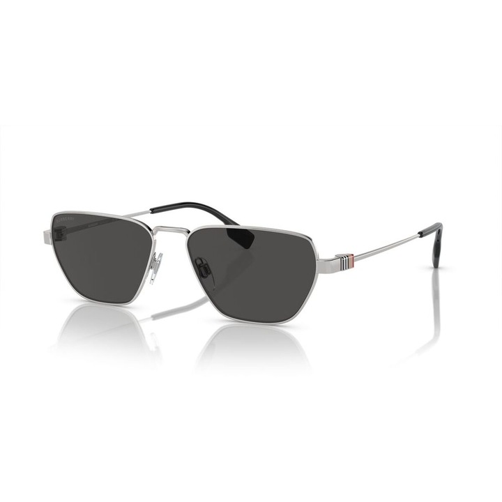 Ochelari de Soare Barbati Burberry BE 3146, Protectie UV400, Rama Metalica Eleganta