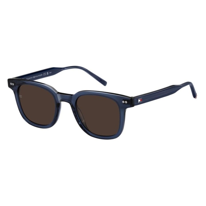 Ochelari de Soare Barbati, Tommy Hilfiger TH 2126_S, Acetat, Policarbonat, Categoria 3, UV400, Protectie 100% UV