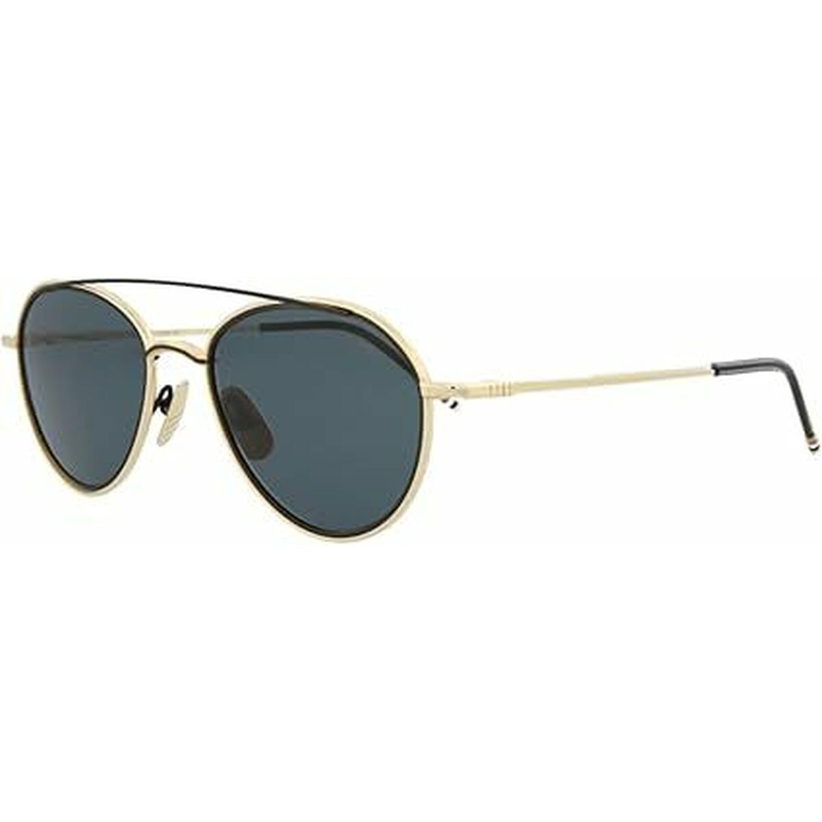Унисекс слънчеви очила Thom Browne TB-109-A-T-GLD-BLK-53, Сини