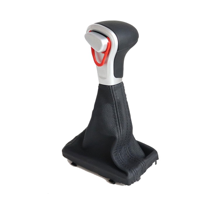 Maner schimbator de viteze cu husa, MWAOWM, pentru Audi A4/A5/A6/A7/Q5, plastic si piele sintetica, usor de instalat