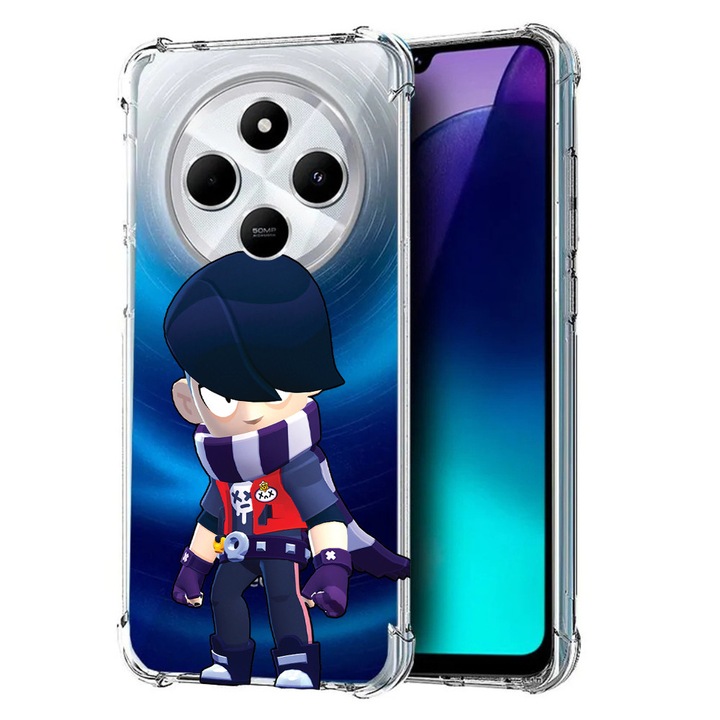 BestCase Anti Shock 1.5MM telefontok, kompatibilis modell Xiaomi Redmi 14C / Redmi 4A / Poco C75, Brawl Stars Edgar, Air Cushion Technology, 1913374 AS 1845