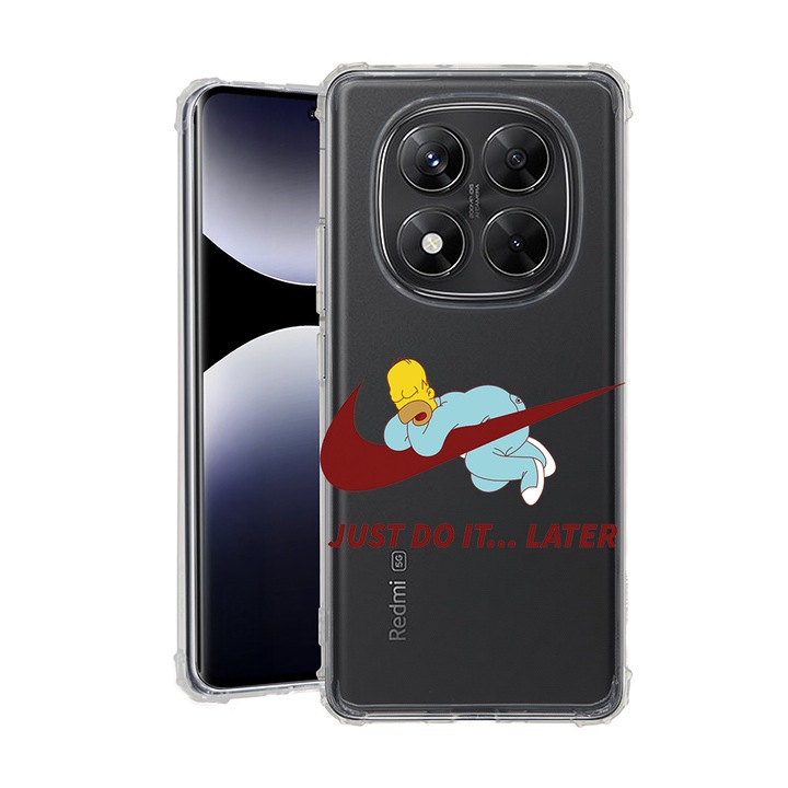 BestCase® Husa pentru Xiaomi Redmi Note 15 Pro Plus 5G cu Design Just Do It Later, Anti Shock, Reinforced 4 Corners, 2078502 AS 1869