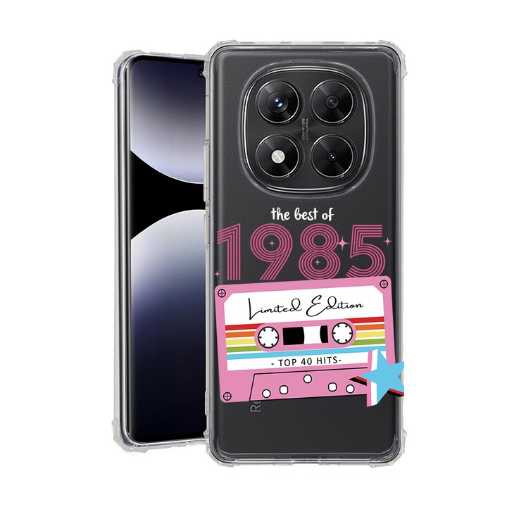 BestCase® Husa pentru Xiaomi Redmi Note 14 Pro Plus, Anti Shock 1.5MM, Limited Edition - Best Of 1985 - Girl Style, Protectie camera si ecran, 1938410 AS 1939