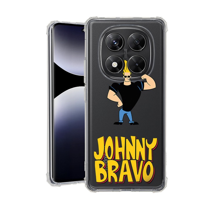 BestCase® Husa pentru Xiaomi Redmi Note 14 Pro Plus, Anti Shock 1.5MM, Johnny Bravo, Protectie camera si ecran, 1938410 AS 1868