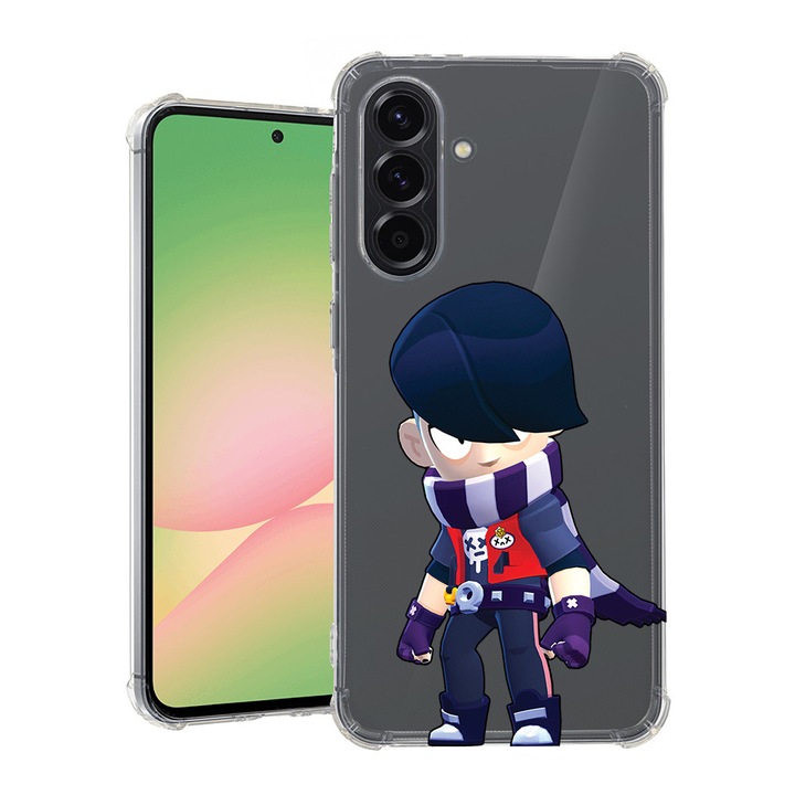 BestCase® Husa pentru Samsung Galaxy A55, Anti Shock 1.5MM, Brawl Stars Edgar, Protectie camera si ecran, 1745010 AS 1845