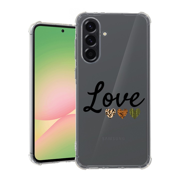 BestCase® Husa pentru Samsung Galaxy A55, Anti Shock 1.5MM, Love, Protectie camera si ecran, 1745010 AS 1875