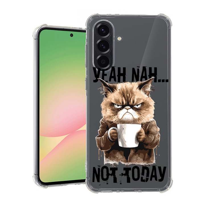 BestCase® Husa pentru Samsung Galaxy A55, Anti Shock 1.5MM, Not Today, Protectie camera si ecran, 1745010 AS 1878