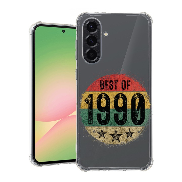 BestCase® Husa pentru Samsung Galaxy A55, Anti Shock 1.5MM, Best Of 1990, Protectie camera si ecran, 1745010 AS 1923