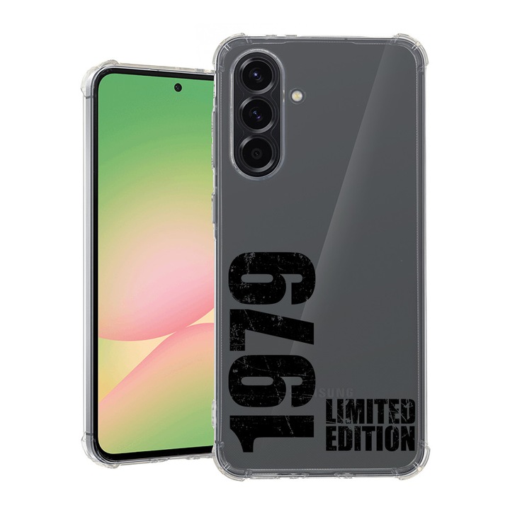 BestCase® Husa pentru Samsung Galaxy A55, Anti Shock 1.5MM, Limited Edition 1979, Protectie camera si ecran, 1745010 AS 1954