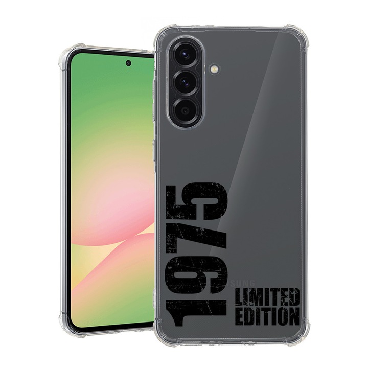 BestCase® Husa pentru Samsung Galaxy A55, Anti Shock 1.5MM, Limited Edition 1975, Protectie camera si ecran, 1745010 AS 1950