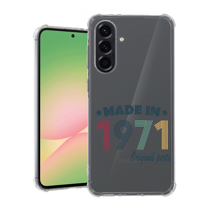 BestCase® Husa pentru Samsung Galaxy A55, Anti Shock 1.5MM, Original Parts - Made In 1971, Protectie camera si ecran, 1745010 AS 1988