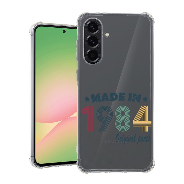 BestCase® Husa pentru Samsung Galaxy A55, Anti Shock 1.5MM, Original Parts - Made In 1984, Protectie camera si ecran, 1745010 AS 2001