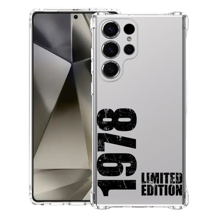 BestCase® Husa pentru Samsung Galaxy S23 Ultra, Anti Shock 1.5MM, Limited Edition 1978, Protectie camera si ecran, 1399746 AS 1953