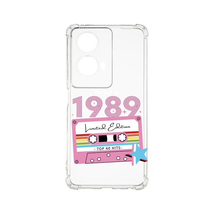 BestCase® Husa pentru Motorola Edge 50 Fusion, Anti Shock 1.5MM, Limited Edition - Best Of 1989 - Girl Style, Protectie camera si ecran, 1805844 AS 1943