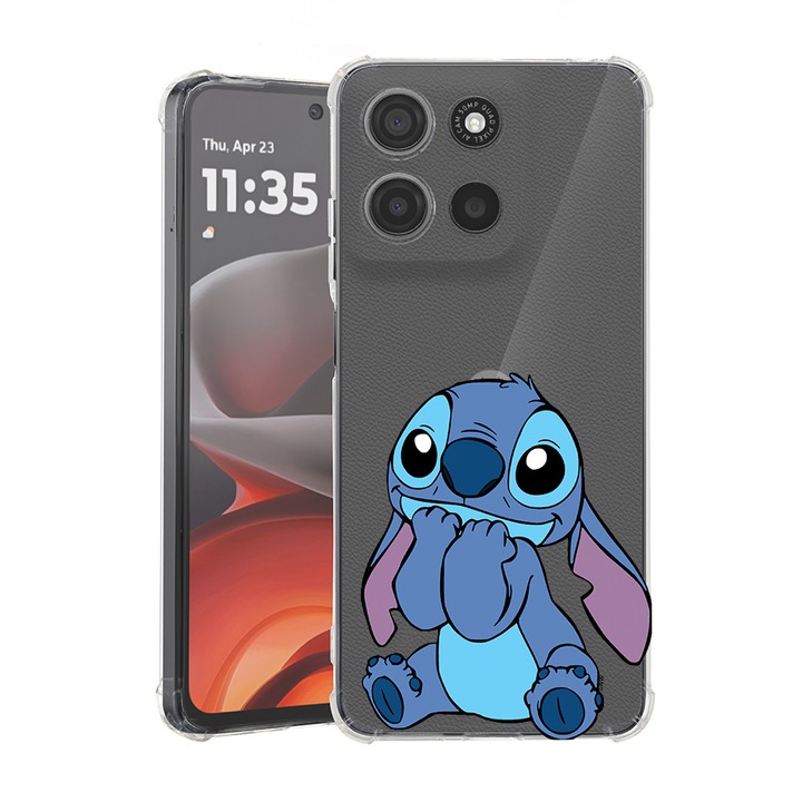 BestCase® Husa Anti Shock pentru Motorola Moto G86 cu Design Adorable Stitch, 2052061 AS 1840