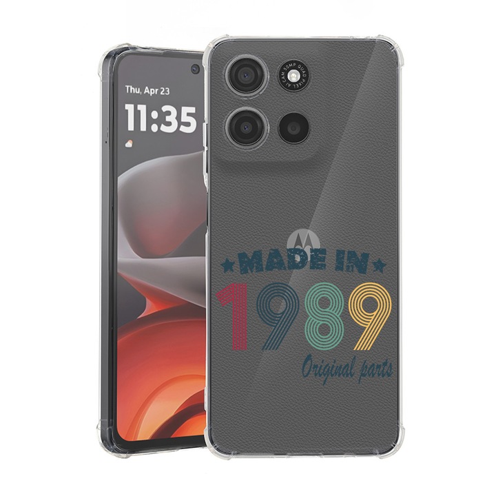 BestCase® Устойчив на удар калъф за Motorola Edge 60 / Edge 60 Fusion с оригинален дизайн Parts 1989, 2052055 AS 2006