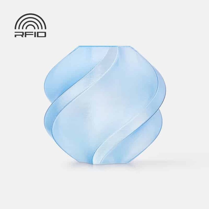 Filament Bambu Lab PLA Basic Gradient 1.75mm, bobina 1kg, Arctic Whisper