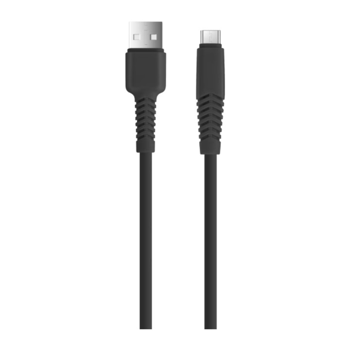 Cablu de incarcare si transfer date, USB A la Micro-USB, 2.4A, 3m lungime, Negru