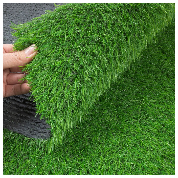 Műfű, e-padló, Puha, 100 X 100 Cm, Zöld, Polipropilén, Időjárásálló, Oeko-Tex Tanúsítvánnyal, Teraszra/Erkélyre